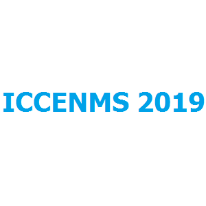 ICCENMS 2019 : 21st International Conference on Chemical Engineering, Nanoscience and Materials Science