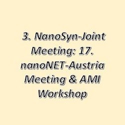 3. NanoSyn-Joint Meeting: 17. nanoNET-Austria Meeting & AMI Workshop