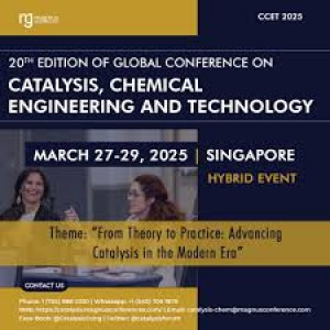 20th Edition of the Global Conference on Catalysis, Chemical Engineering, and Technology