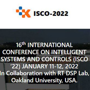 16th International Conference on Intelligent Systems and Controls (ISCO)