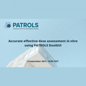 Accurate effective dose assessment in vitro using PATROLS DosiGUI