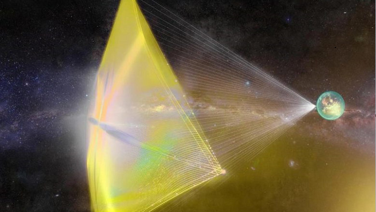 Tiny Probes Could Sail to Outer Planets with the Help of Low-power Lasers
