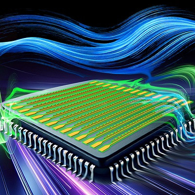 Nanostructures Enable On-chip Lightwave-electronic Frequency Mixer