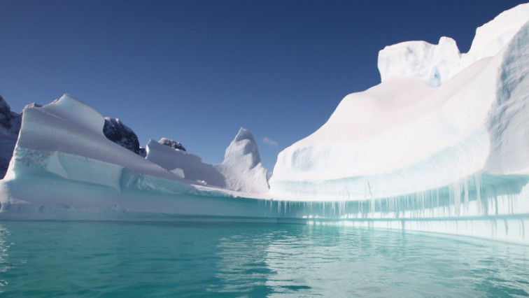 Polar Ice Contaminated with Nanoplastics