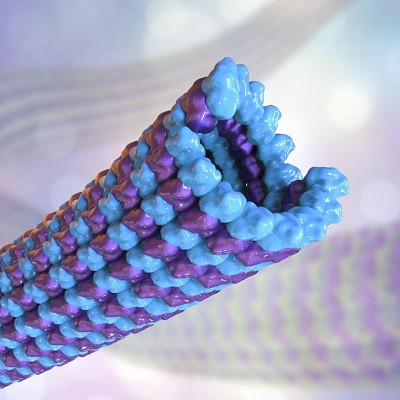 Inspired by Nature, Artificial Microtubules Can Work Against a Current to Transport Tiny Cargoes