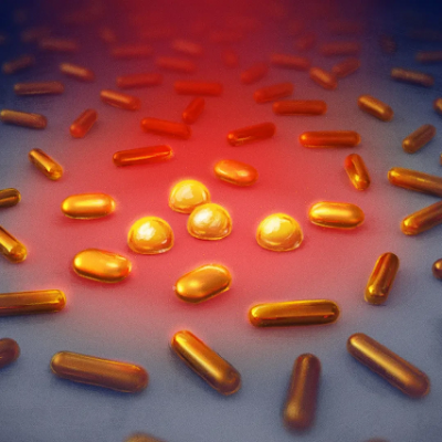 Tiny Gold Radiators Fry Bacteria on Implants