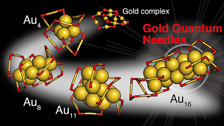 Growing a New, Pencil-shaped Structure of Gold Named “Quantum Needles”