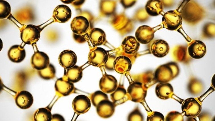 A Gold Nanoparticle Nearly Cloaked by a Single Molecule