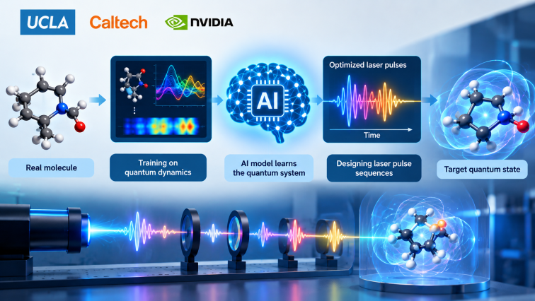 UCLA Researchers Leverage AI-for-Science to Accelerate Control of Complex Quantum Systems