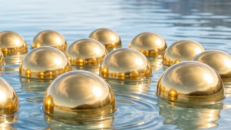 Gold Nanoparticles That Behave Like a Liquid