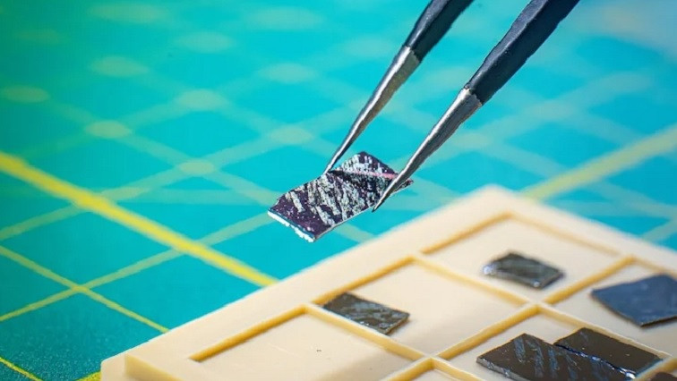 Stressed Crystal Creates Nanoscale Patterns on Chip Materials at Room Temperature