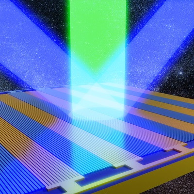 Nanoscale Device Simultaneously Steers and Shifts Frequency of Optical Light, Pointing the Way to Future Wireless Communication Channels