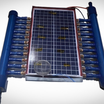 Photovoltaic-thermal Panel Based on Twisted Absorber Tubes, Nanoparticle-enhanced PCM