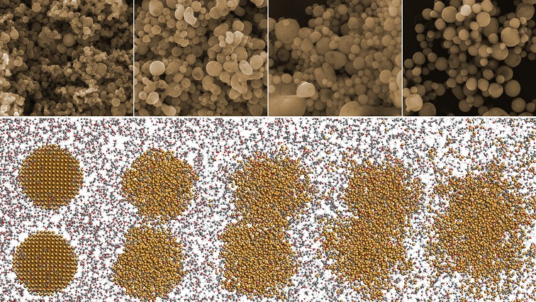 Cheap and Efficient Ethanol Catalyst from Laser-melted Nanoparticles