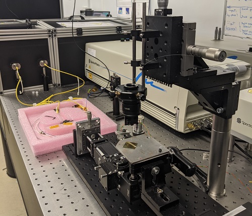 Fibre-optic ultrasonic imaging probe