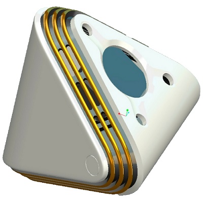 Artist's impression of air purifier and Covid neutralizer