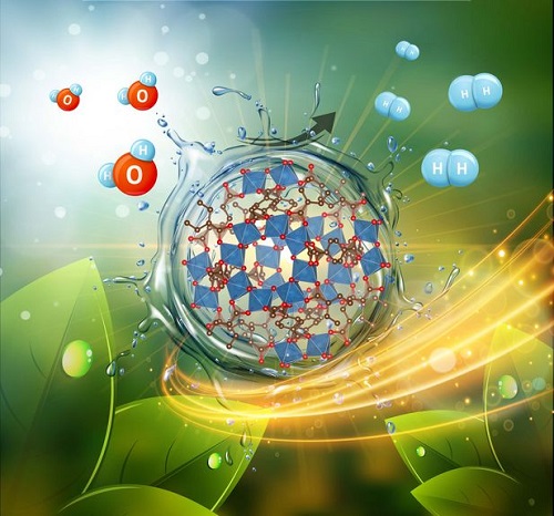 Artist's impression of the catalytic process