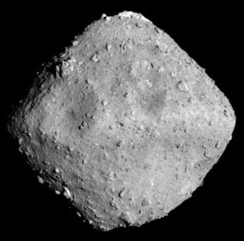 Asteroid Ryugu - Image taken at 20km on 26 June 2018, diameter 870 m.