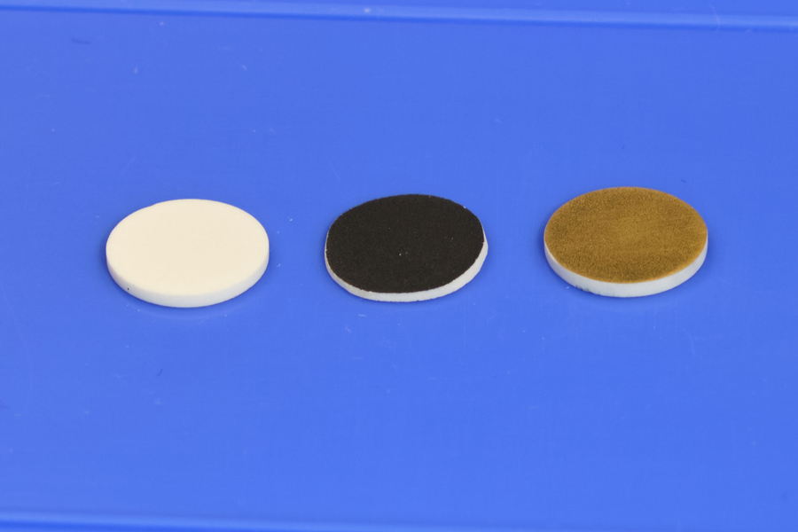 These discs were used for testing the researchers’ processing method for solid-electrolyte batteries