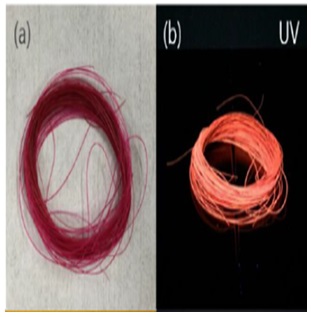 Figure 2. light-emitting fibers