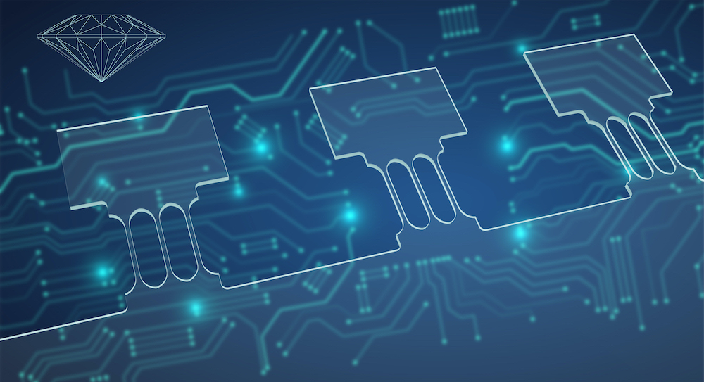 Stretching of microfabricated diamonds pave ways for applications in next-generation microelectronics