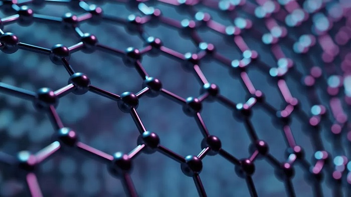 In graphene carbon atoms form a hexagonal lattice