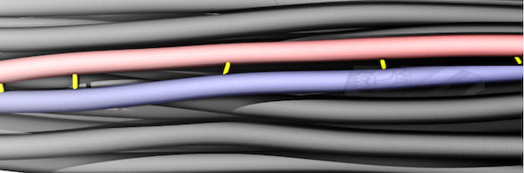 Crosslinks between carbon nanotubes