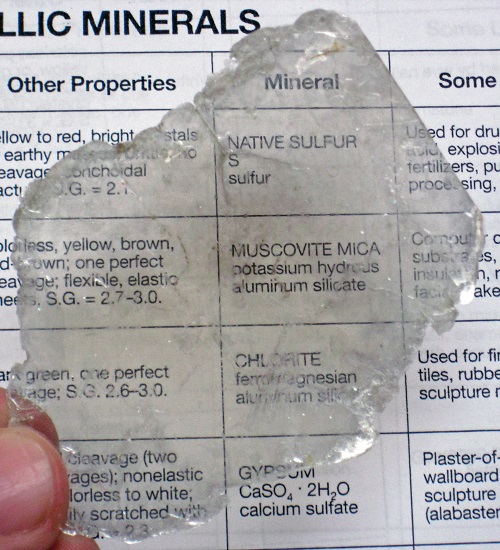 Muscovite mica (MuM) is a layered mineral commonly used as an insulator