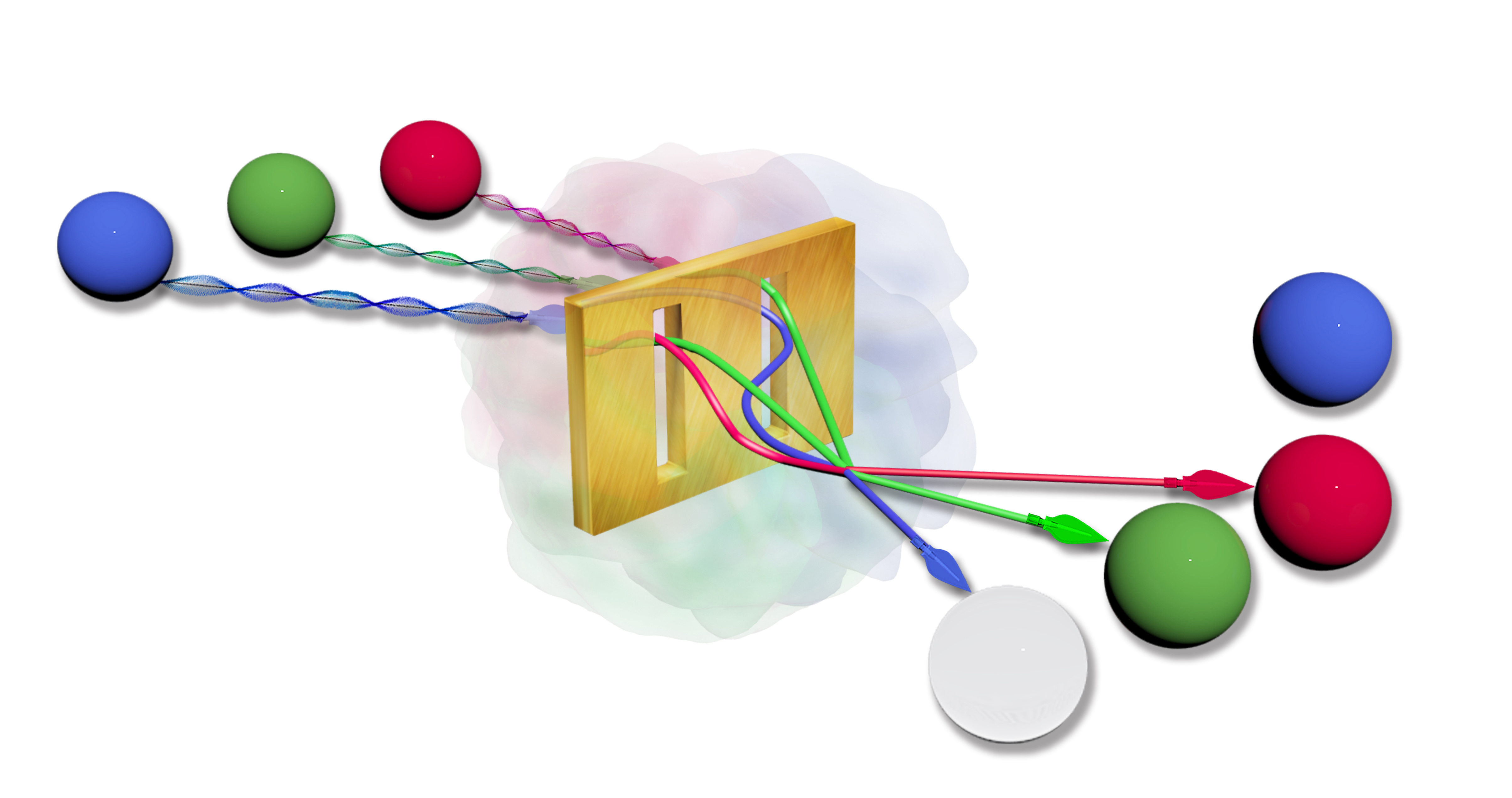 concept of multiparticle scattering mediated by optical near fields