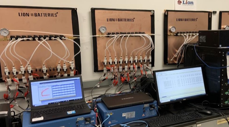 Battery research sponsored by Lion Battery Technologies at Florida International University