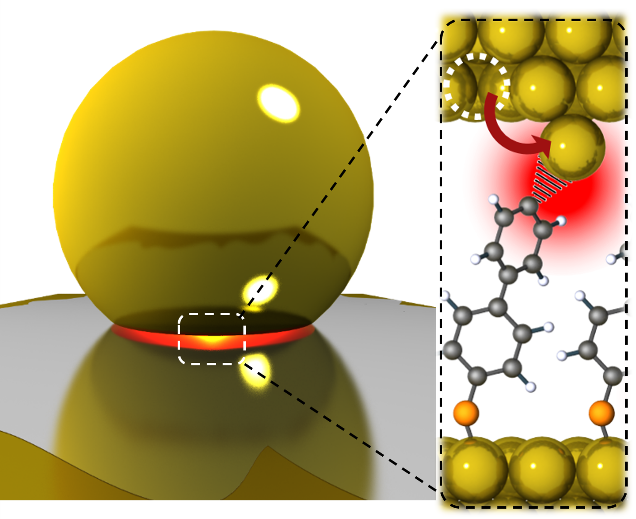 Single-atom tractor beams power chemical catalysis