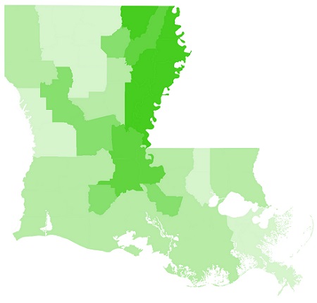 Soybeans are Louisiana’s fourth-largest agricultural commodity after forestry, poultry, and sugarcane