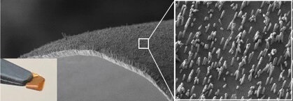 Flexible electrode and nanostructure.
