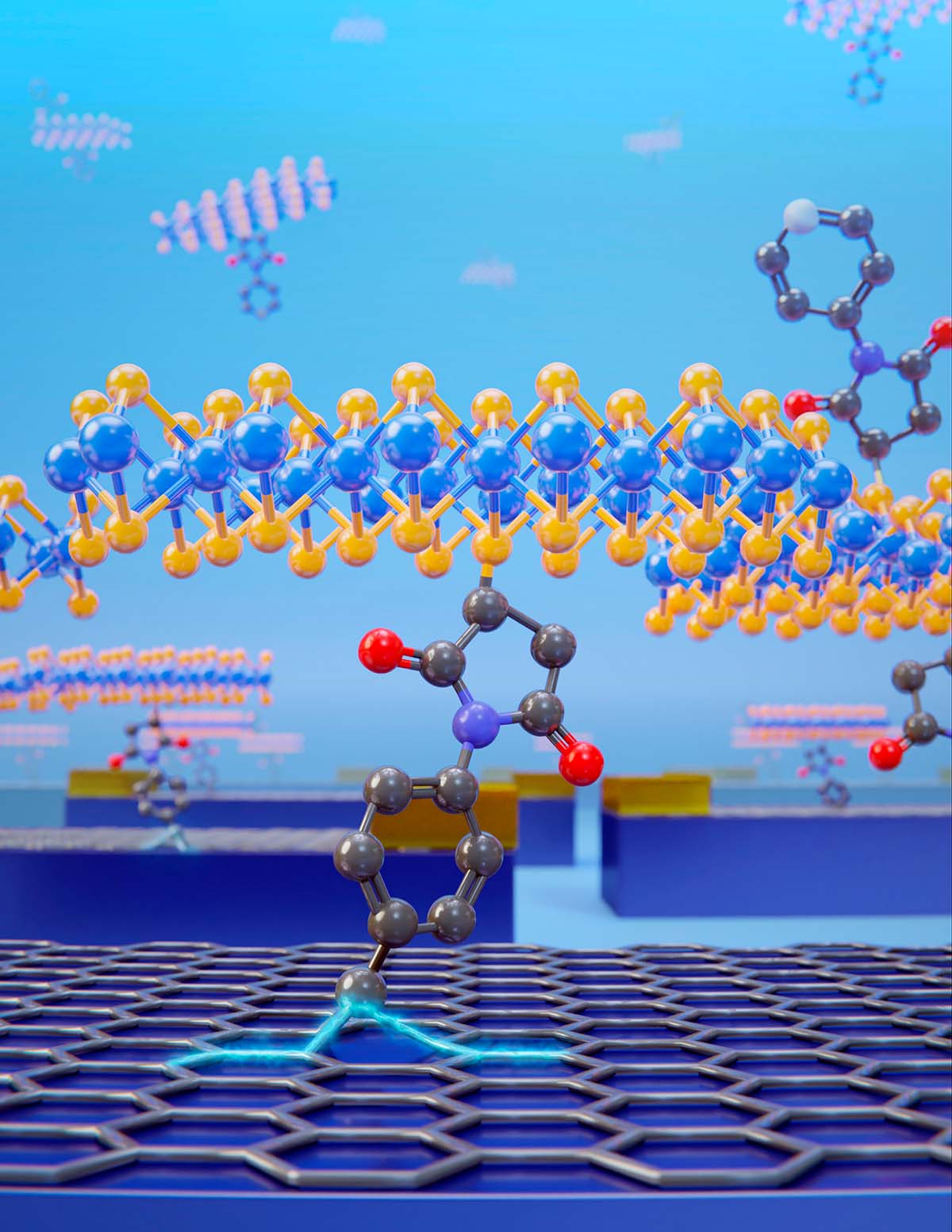 2D structures of MoS2