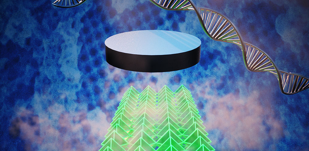 Highly nanostructured 3-D superconducting materials can be created based on DNA self-assembly