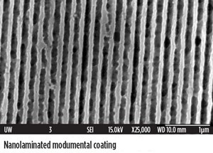 SEM of nanolaminated layers.