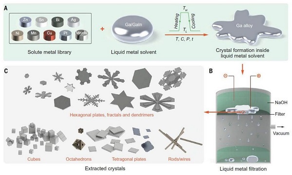 Adventures in nanotech: growing a metallic snowflake