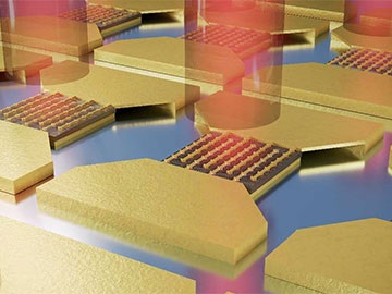 Researchers at ETH Zurich have demonstrated a new kind of ultrafast graphene photodetector relying on rows of tiny gold antennas