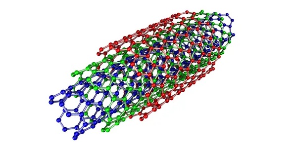 Carbon nanotubes can be made in layers to form multiwalled nanotubes